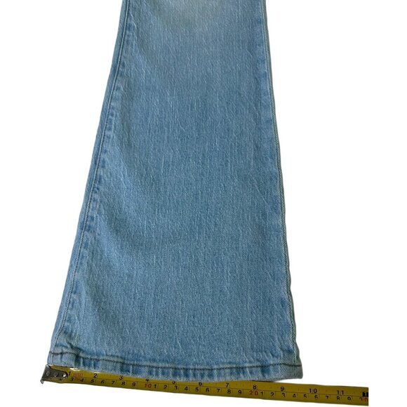 Madewell The Perfect Vintage Flare Jean in Delavan Wash Blue 25x32 - Picture 8 of 9